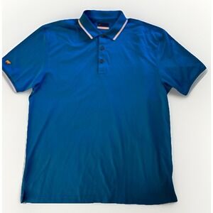 Jack Nicklaus StayDri Mens Blue Short Sleeve Golf‎ Polo Shirt Size XL